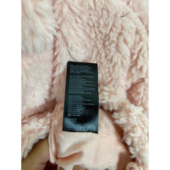 Urban Outfitters BDG Pink Hooded Cropped Teddy Jacket - Picture 4 of 6